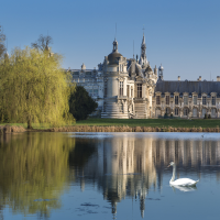 フランスのシャンティイ城で挙式とウェディングフォト撮影