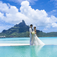 【タヒチ・モーレア島】日本人ヘアメイク確約♪画像データ付きフォトプラン