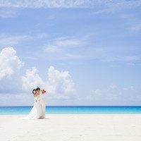 【カンクン】ビーチフォトウェディング 衣装&日本人コーディネーター込み