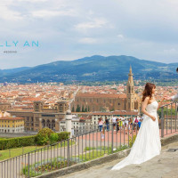 【イタリア/フィレンツェ(2箇所)】衣裳・日本人メイク付☆フォトプラン