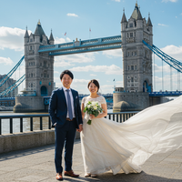 【イギリス/ロンドン(2箇所)】衣裳・日本人メイク付☆フォトプラン