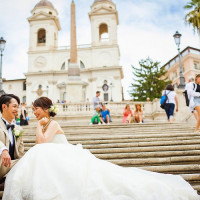 【イタリア/ローマ(3箇所)】衣裳・日本人ヘアメイク付☆フォトプラン