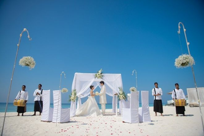 ★モルディブ★1島1リゾートのプライベートウェディング♪
