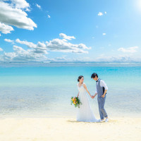 【ハワイフォトプラン】ビーチ*衣裳+ヘアメイク+撮影データ80カット