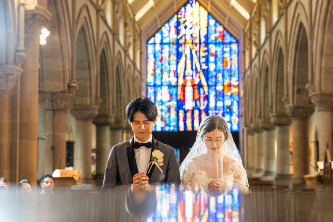 大聖堂で叶える、映画の主人公のようなウエディングストーリー
