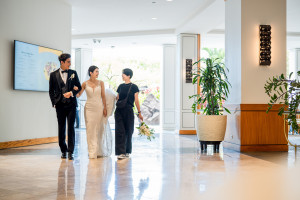 現地での打合せと挙式当日の介添えを同じコーディネーターが担当いたします!