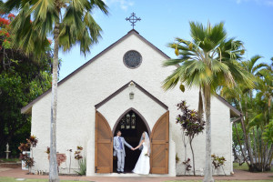 伝統のあるラハイナで南国感溢れる可愛らしい「ラハイナホーリーイノセント教会」