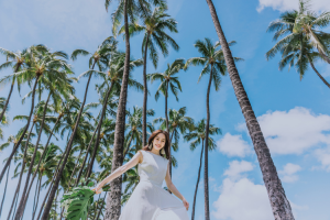 自然体なふたりの姿を開放感とともに残すロケーション撮影