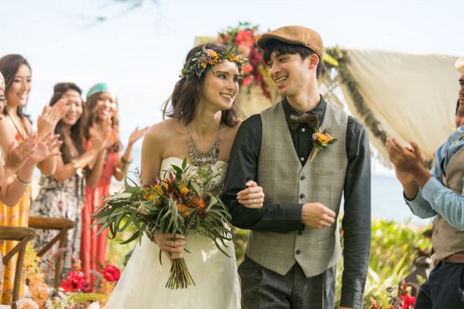 ハワイの自然に抱かれた、癒しと感動のセレモニー