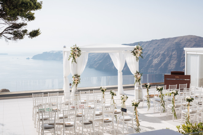 挙式のセッティングイメージ