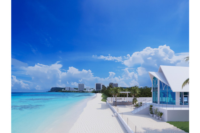 グアムで一番海に近いオンザビーチチャペル