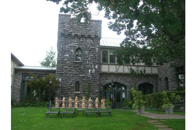 ハドソン川に面したタリータウンは、ニューヨークとは思えないほどの緑溢れる静かな街。