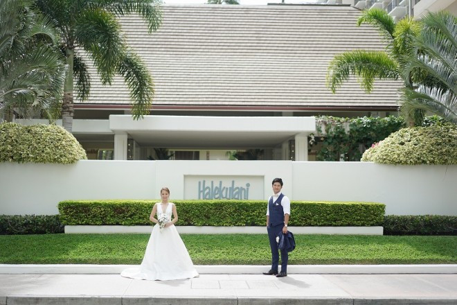ハレクラニ・ハウテラス・ウェディング