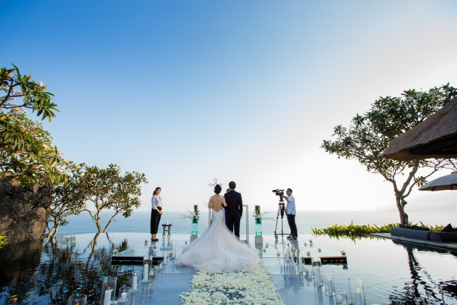 ブルガリリゾート バリ ウォーターウェディング