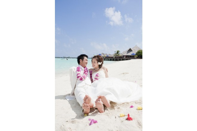 さらさらのパウダーサンドの質感に幸せ感も倍増!