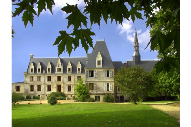 お城での挙式に憧れる!という花嫁に。緑に囲まれた華麗な風貌のシャトー。