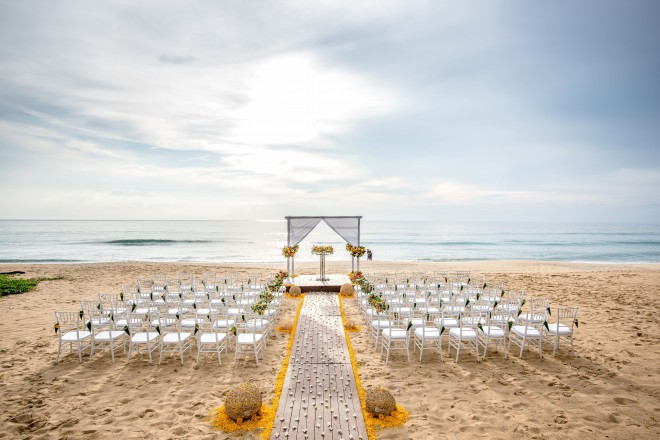 海の風を感じるセレモニー