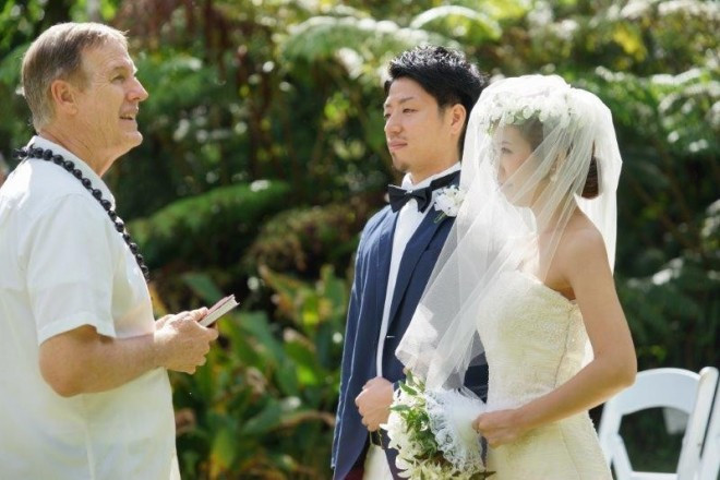 ガゼボの下での誓いは、『一生家に困らない』と言い伝えもあり、幸せの象徴です。