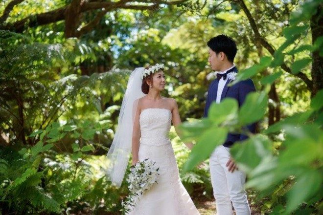 敷地内に撮影スポットが多く、色んなカットでの撮影が可能!