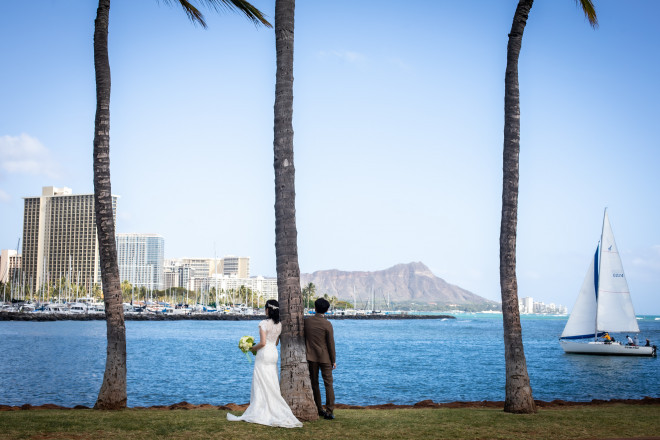 ビーチサイドウエディング