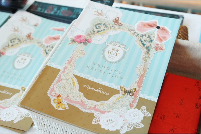 ウエディングアイテムのひとつひとつにも磨き抜かれた感性が光ります。