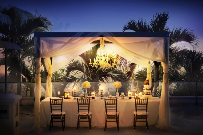 波の音を聞きながらのパーティを