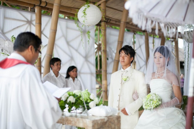 プリバンブー会場 挙式シーン