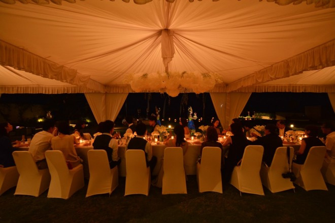 ヴィラでのプライベートな空間での、アットホームにゲストとの特別な時間を楽しんで