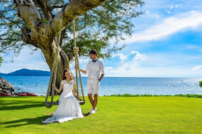 どこにいても海が見渡せるリゾートで絶景オーシャンビューウェディング
