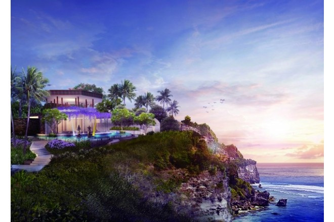 マヤ ウルワツ ウエディング 全景