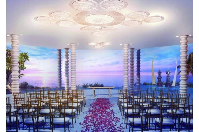 マヤ ウルワツ ウエディング チャペル祭壇