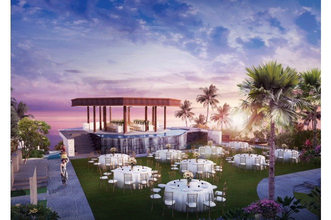 マヤ ウルワツ ウエディング サンセット ガーデンパーティ