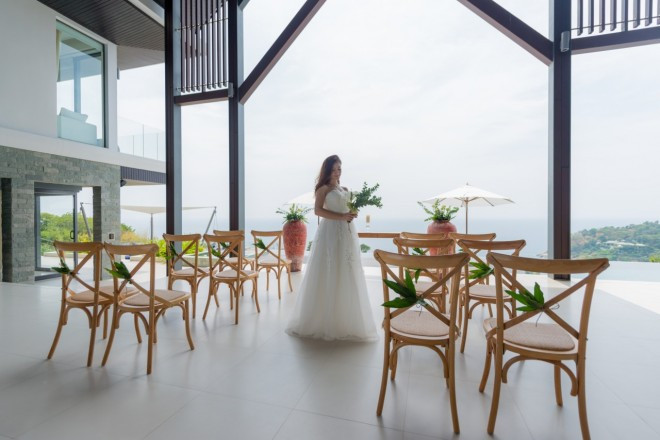 さえぎるものは何一つない絶景オーシャンビューウェディング
