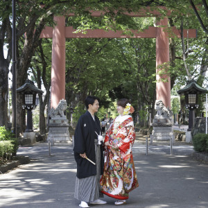 提携神社の武蔵一宮氷川神社様で結婚式も叶う|大宮 清水園の写真(38606685)