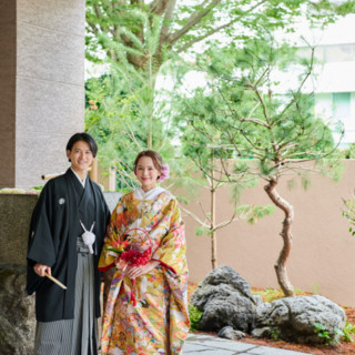 氷川参道や庭園で緑を感じる。