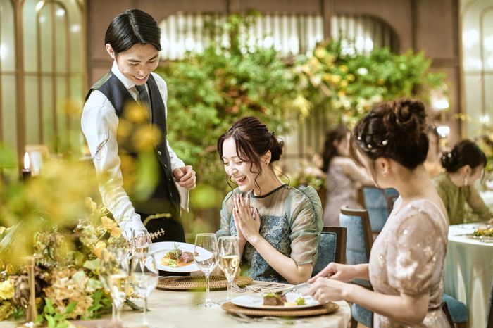 ふたりの想いをこめたオリジナルメニュー★*おもてなし料理から伝わる感謝の気持ち