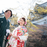 龍城神社 外観 岡崎城の前で写真を撮れるのは龍城神社ならではの特徴!!