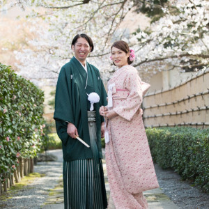 色打掛けでの挙式も可能です|龍城神社の写真(796298)