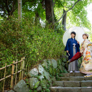 挙式前の20分での撮影にて岡崎公園内での撮影|龍城神社の写真(51699391)