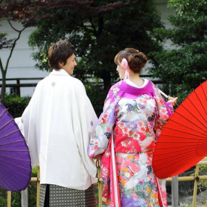 お二人らしい衣装や髪型をお選び下さいませ|龍城神社の写真(1049104)