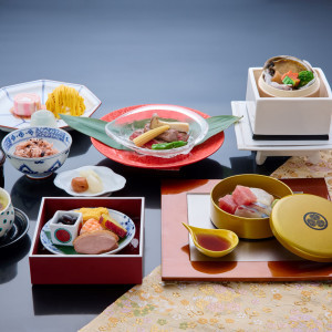 地元産の新鮮食材を生かし祝宴に花を添えるお食事の会席料理|龍城神社の写真(39273361)