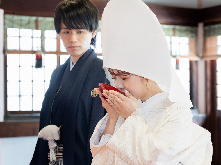 徳川家康公ゆかりの由緒正しき龍城神社で執 り行う結婚式