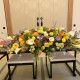メインテーブル装花（龍の間）10名以下の場合
