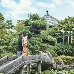 ホテル敷地内には庭園があり、和の雰囲気をお楽しみいただけます。|GAMAGORI CLASSIC HOTEL（蒲郡クラシックホテル）の写真(13979315)