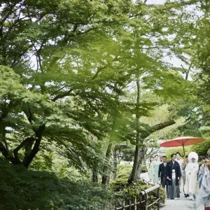 神前式のなかでもひときわ格式高い、花嫁行列「参進の儀」を執り行うことも可能です。|GAMAGORI CLASSIC HOTEL（蒲郡クラシックホテル）の写真(48016281)