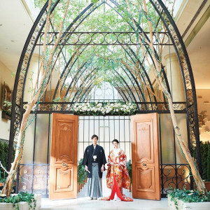 チャペルでの和装人前結婚式も可能。人と違った結婚式をご希望の方にぴったり。|オリエンタルホテル東京ベイの写真(21780167)