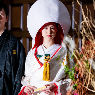 日本女性を表現する綿帽子