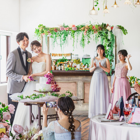 フェリーチェにてケーキカット