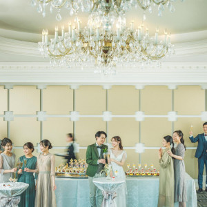 +60分のプレパーティーでゲストとゆったり過ごして|新横浜グレイスホテル/ ロゼアン シャルムの写真(56963143)