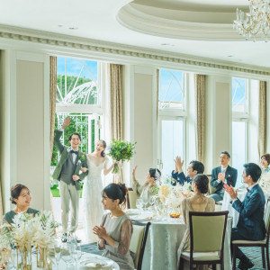 ホテルでは珍しい！ガーデンからの入場も|新横浜グレイスホテル/ ロゼアン シャルムの写真(56963134)